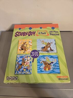 Pressman Toy Corp Scooby-Doo! 4 Pack of 100-piece Puzzles
